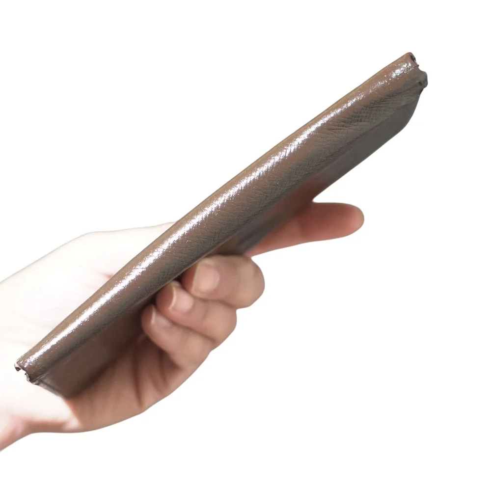 Louis Vuitton Taiga Brown Long Wallet Made in France